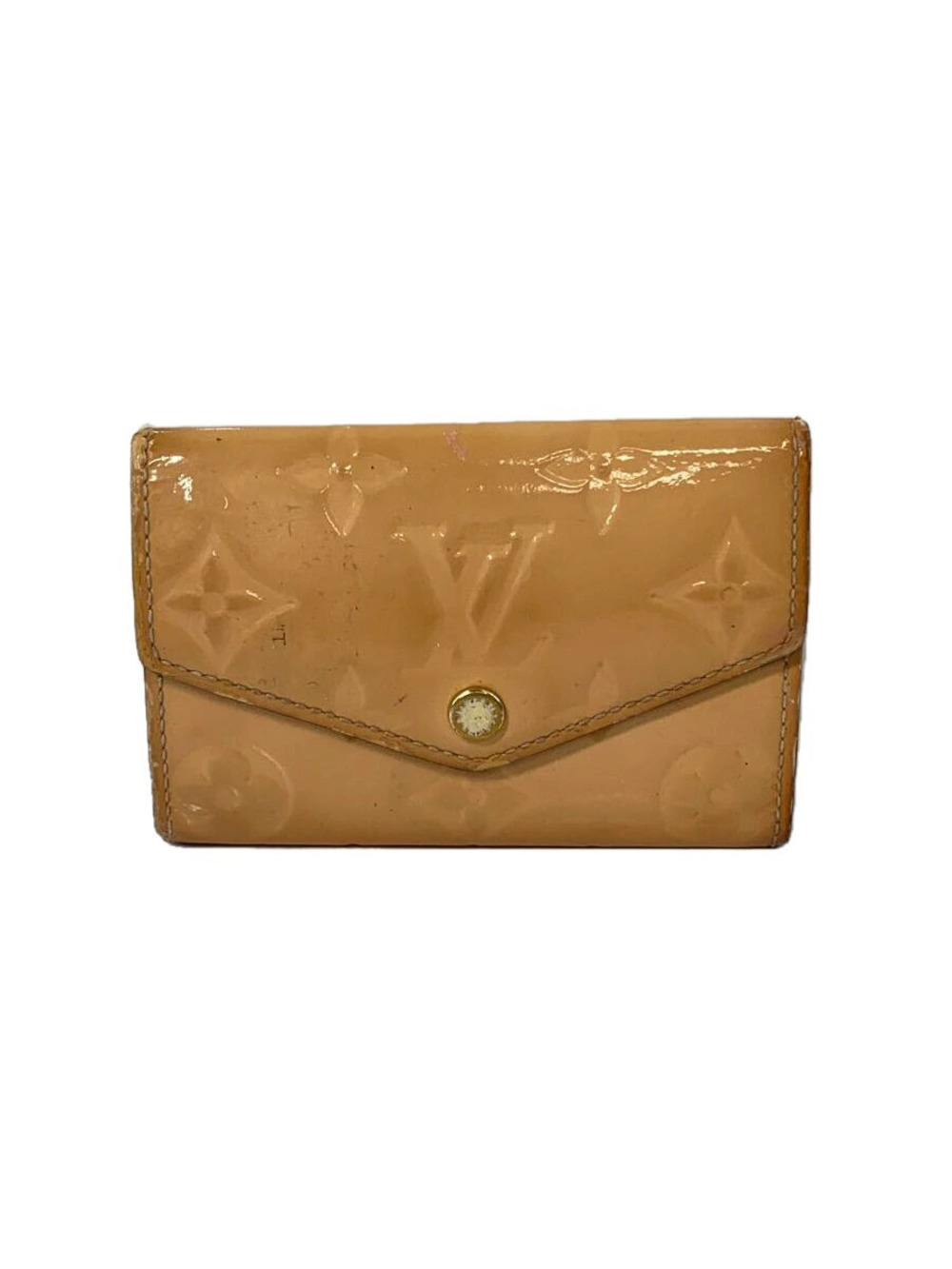 LOUIS VUITTON Multicles Monogram Vernis Pink Enamel Beige Cream